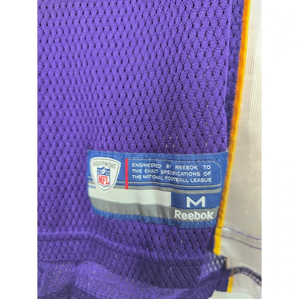 Kids Reebok Minnesota Vikings Brett Favre Purple Football Jersey‎ Size M 10-12